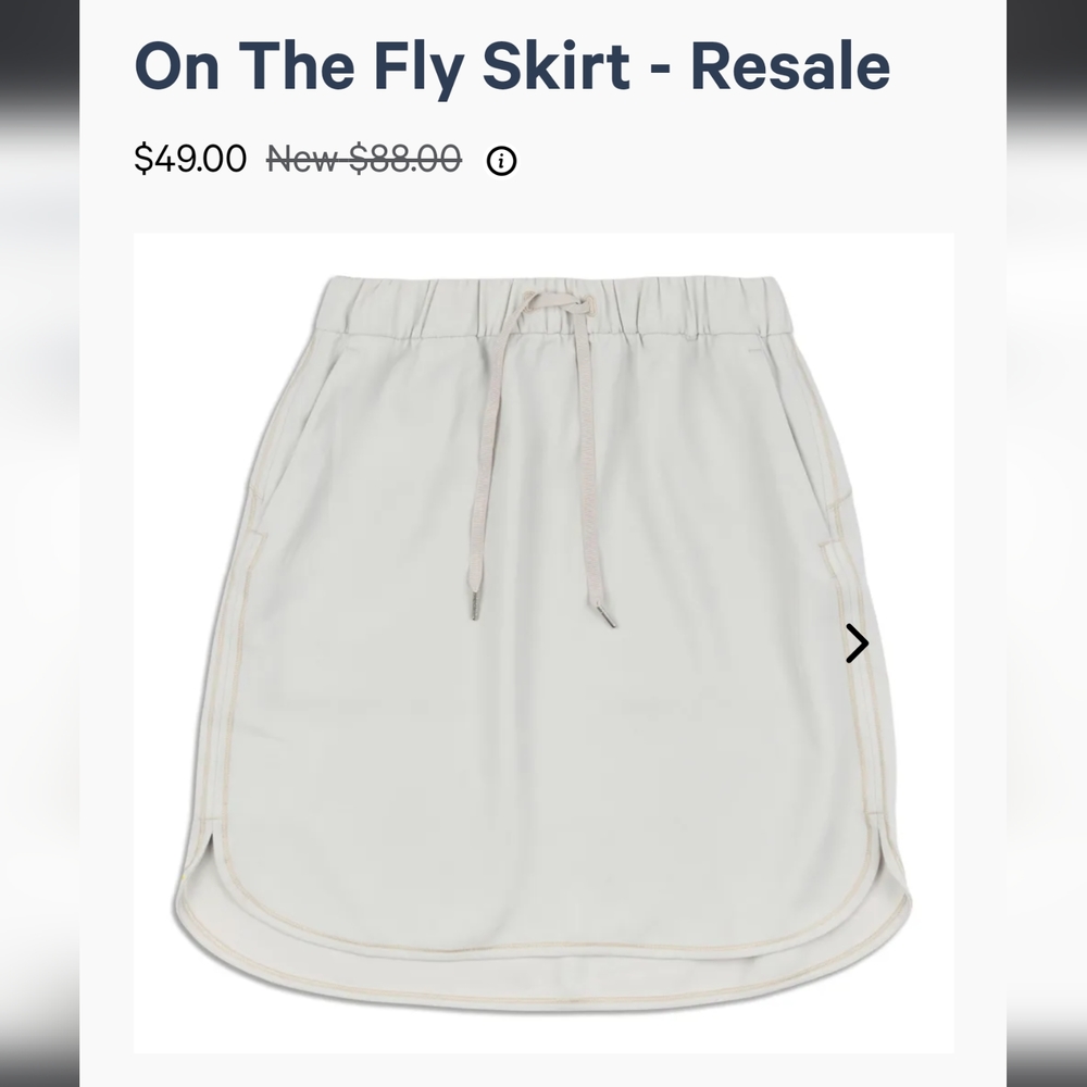 Lululemon On The Fly Skirt